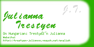 julianna trestyen business card